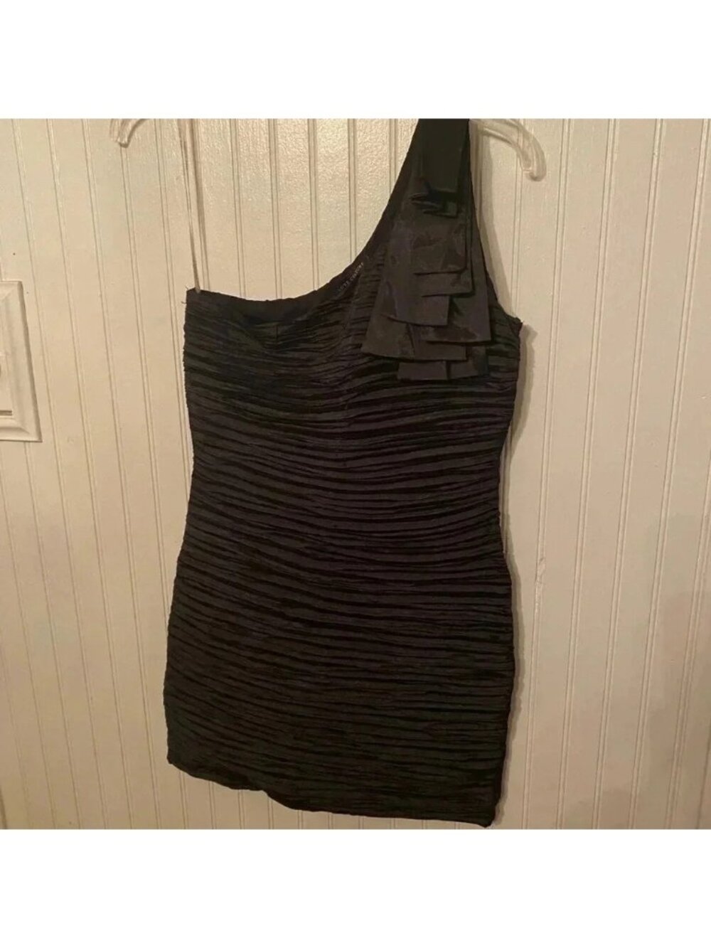Love couture one shoulder formal mini dress